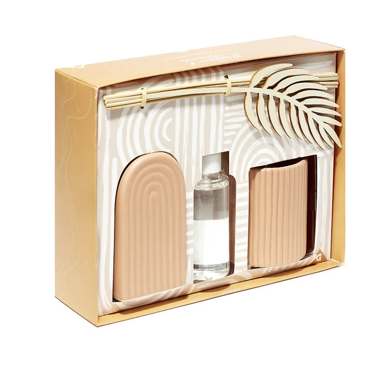 Bougie avec diffuseur en céramique 100ml - 3 modèles