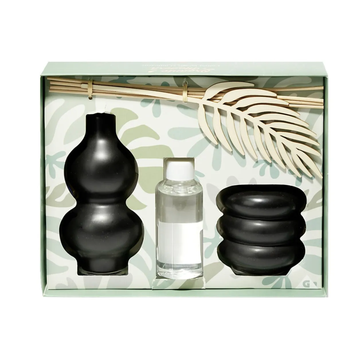 Bougie avec diffuseur en céramique 100ml - 3 modèles