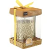 Bougie bijou parfumée dans verre senteur musc blanc Ø7xH8cm < Gifi Online