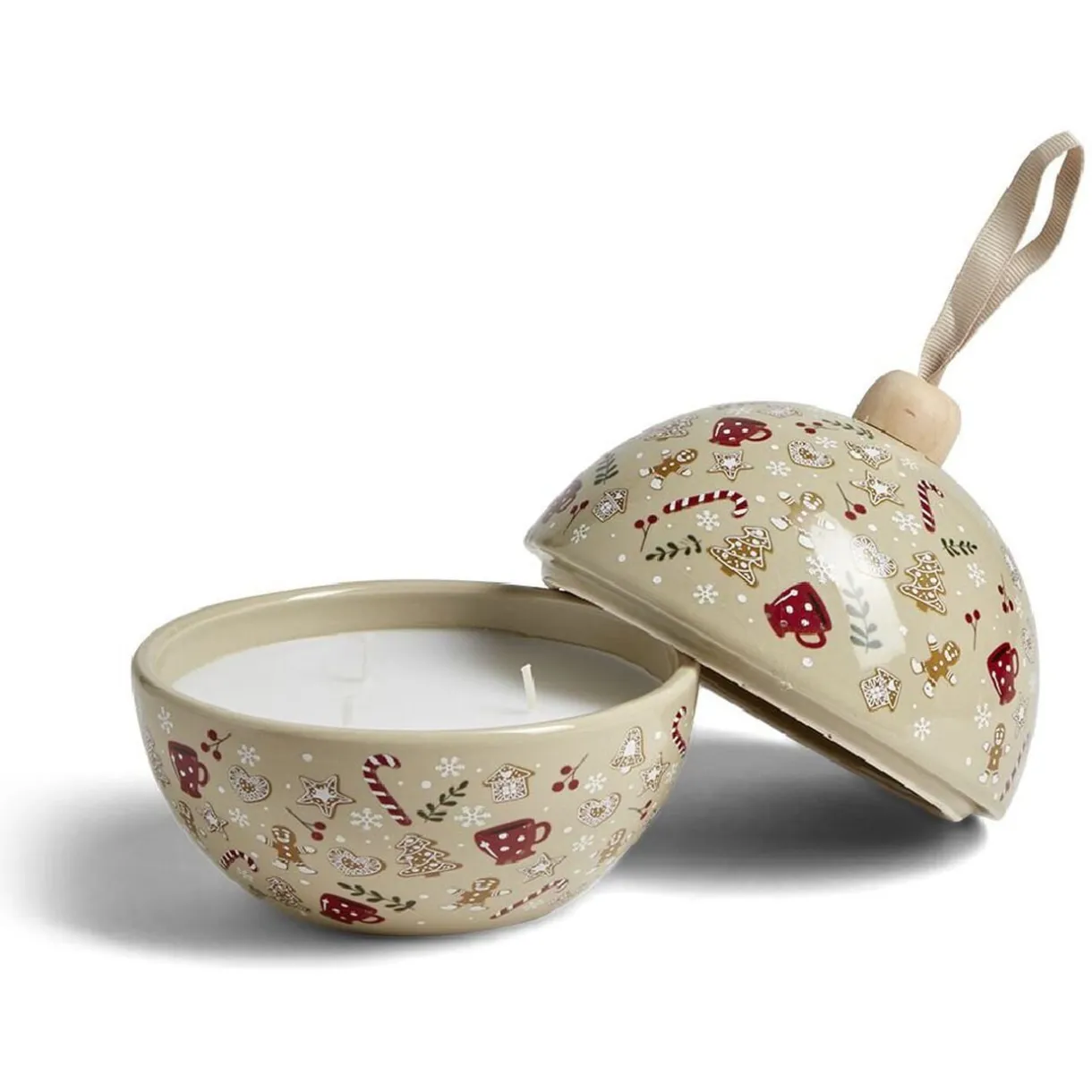 Bougie bonbonnière de Noël senteur vanille < Gifi Discount