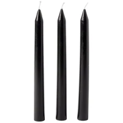 Bougie bâton Spirit Halloween noir x3