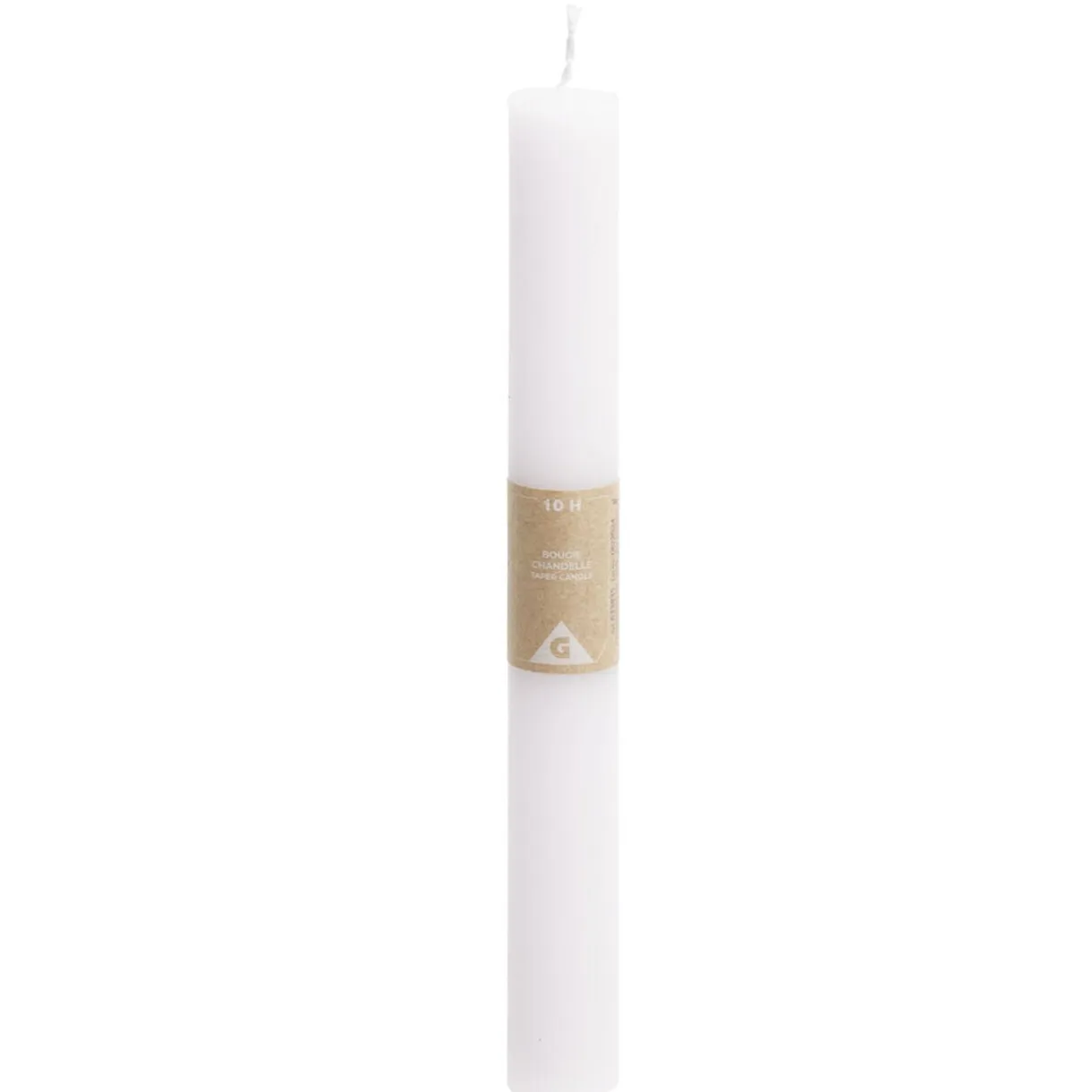 Bougie chandelle blanche 8H < Gifi Online