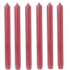 Bougie chandelle rouge Ø2xH25 cm x6 < Gifi New