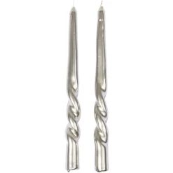 Bougie chandelle torsadée x2 < Gifi Discount