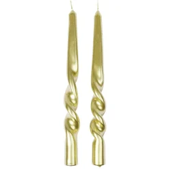 Bougie chandelle torsadée x2 < Gifi Discount