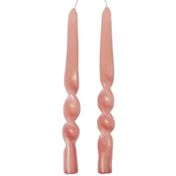 Bougie chandelle torsadée x2 < Gifi Discount