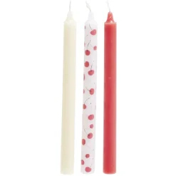 Bougie chandelle x3 motifs et coloris assortis (2 modèles) < Gifi Hot