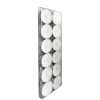 Bougie chauffe-plat blanche Ø3,5cm (lot de 12)