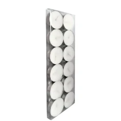 Bougie chauffe-plat blanche Ø3,5cm (lot de 12)