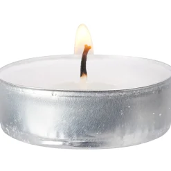 Bougie chauffe-plat blanche x100