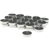 Bougie chauffe plat grise parfumée coton x30