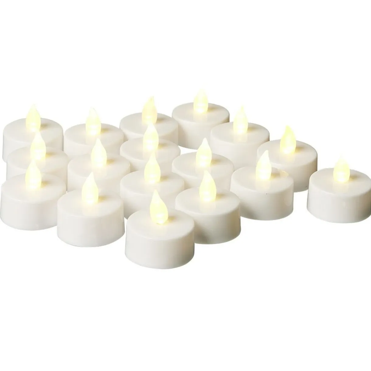 Bougie chauffe-plat LED blanc x18 < Gifi Outlet
