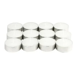 Bougie chauffe-plat x12 blanche 9H < Gifi Sale