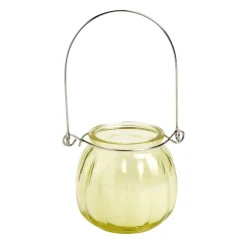 Bougie citronnelle dans verre à suspendre Ø8x7cm (3 modèles)