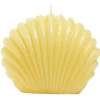 Bougie coquillage grand modèle 15x12,8xH9cm