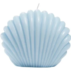 Bougie coquillage grand modèle 15x12,8xH9cm