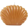 Bougie coquillage petit modèle 8,7x4,5xH6cm