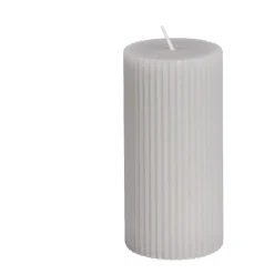 Bougie cylindrique Ø6xH12cm - 3 coloris