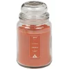Bougie dans bocal orange Ø9,5 cm < Gifi New