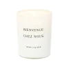 Bougie dans verre inscription Bienvenue chez nous senteur vanille < Gifi Outlet