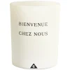 Bougie dans verre inscription Bienvenue chez nous senteur vanille 40H < Gifi Sale