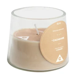 Bougie dans verre senteur cachemire Ø9xH7.5cm < Gifi Clearance