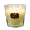 Bougie dans verre senteur vanille 4 mèches Ø13,5xH12,5cm < Gifi Best