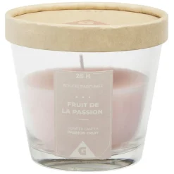 Bougie dans verre transparent senteur passion < Gifi Hot