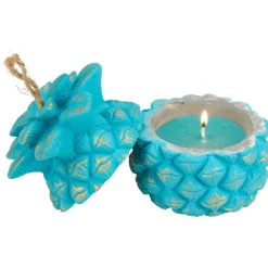 Bougie en forme d'ananas avec couvercle < Gifi Online