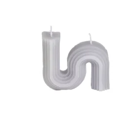 Bougie forme géométrique 9x2xH8cm < Gifi Hot