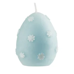 Bougie forme oeuf décoré pastel Ø5xH7cm (4 modèles) < Gifi Best