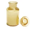 Bougie forme vase verre coloré Ø5,5xH11,5cm < Gifi
