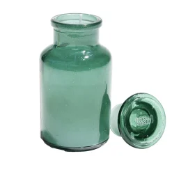 Bougie forme vase verre coloré Ø5,5xH11,5cm < Gifi