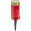 Bougie funéraire LED Ø7,5xH14,5cm