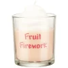 Bougie gourmande Fruit firework rose