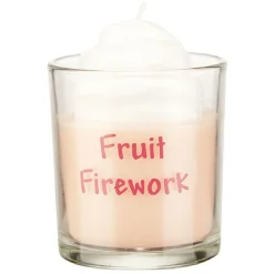Bougie gourmande Fruit firework rose