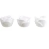 Bougie LED bouton de rose x4 blanc chaud Ø6,5xH4cm < Gifi Discount