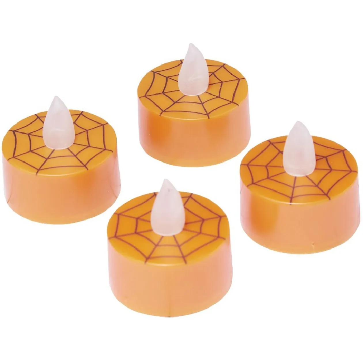 Bougie à led chauffe plat motif Halloween x4 (2 modèles)