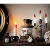 Bougie LED Halloween pilier ensanglanté Ø7xH23cm