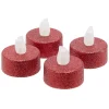 Bougie à Led pailleté x4 (2 modèles)