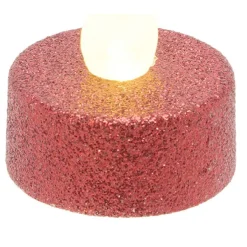 Bougie à Led pailleté x4 (2 modèles)