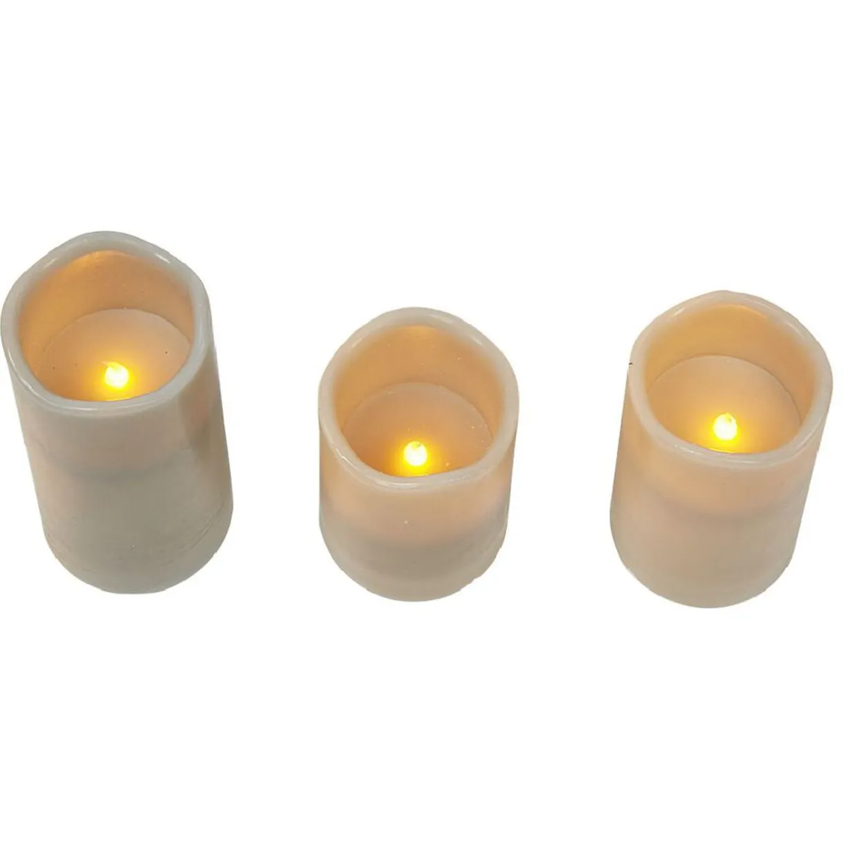 Bougie led x 3 gris < Gifi Best