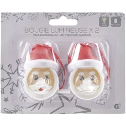 Bougie lumineuse led x2 à suspendre