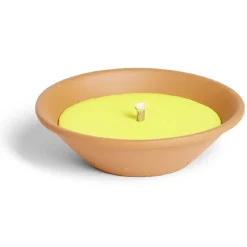 Bougie à 1 mèche citronnelle 280g pot terre cuite Ø18x5cm < Gifi Hot
