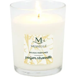 Bougie naturelle parfumée citronnelle Mességué < Gifi