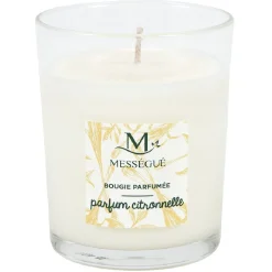 Bougie naturelle parfumée citronnelle Mességué < Gifi