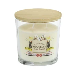 Bougie parfumée Ambiances Devineau 2 mèches Nouvelle Orléans senteur coton 30H < Gifi