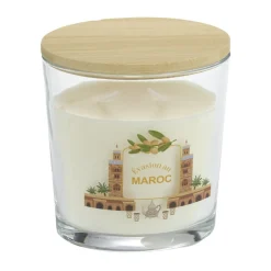 Bougie parfumée Ambiances Devineau 2 mèches Maroc senteur argan 30H < Gifi Best