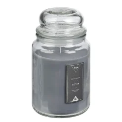 Bougie parfumée dans Bonbonnière senteur poudre de Coton Gris < Gifi Best