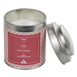 Bougie parfumée dans pot en métal senteur fruits rouges < Gifi Clearance